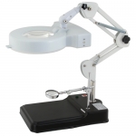 세기 조명확대경 탁상형 이중렌즈 SK102A