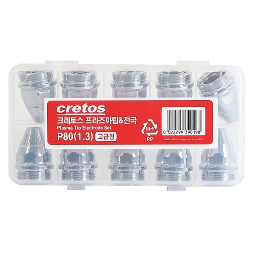 크레토스 프라즈마 팁 & 전극세트 고급형 P-80 (10EA)