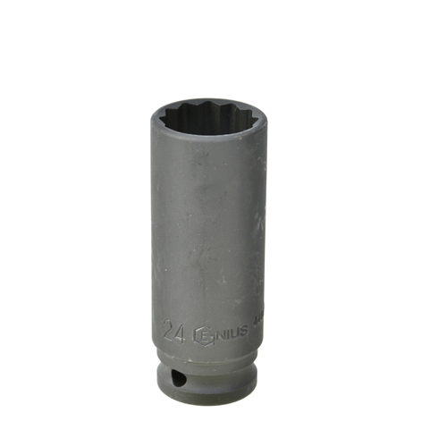 지니어스 날씬형 롱임팩트소켓 12각 1/2 (12.7mm)