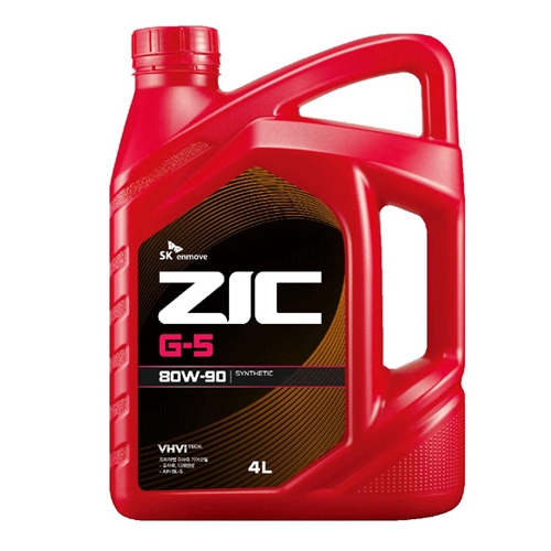 SK엔무브 자동차용 기어오일 ZIC G-5 80W-90 4L