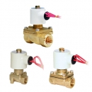 KCC 2포트 솔레노이드 밸브 황동몸체 HPW