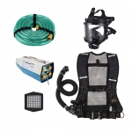 SG생활안전 송기마스크 전동송풍기형 HM-5000/4E 1인용세트