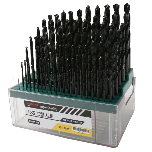 한도 드릴셋트 HSS 100본조 SD-100-HT