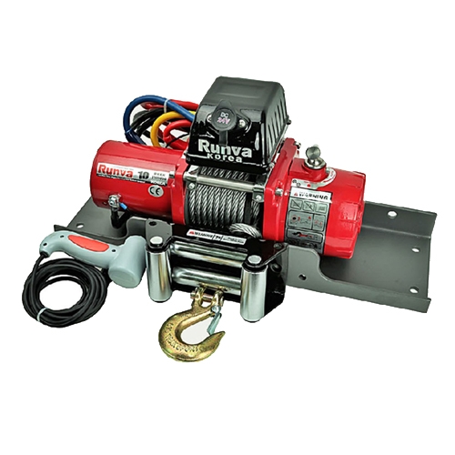 런바 차량용 DC윈치 RKEX-10000SG 12V 24V