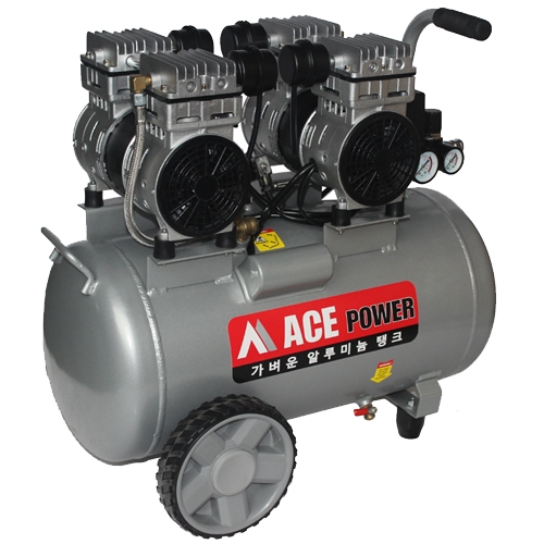 에이스파워 알루미늄 저소음 오일리스 콤프레샤 LTC-7502AL 4.5HP