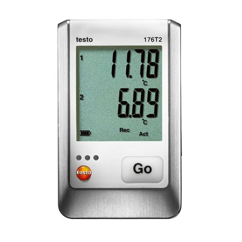 테스토 고정밀 2채널 온도 로거 TESTO 176 T2