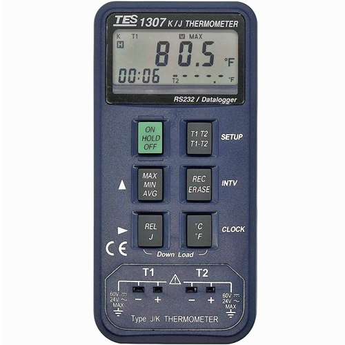 테스 데이터로징 온도계 TES-1307