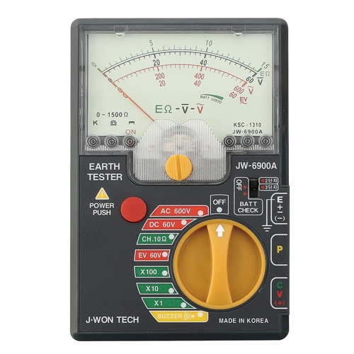제이원테크 접지저항계 JW-6900A 리드선포함