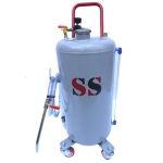 보령유압 이동식 에어오일주입기 SS-35C 35리터