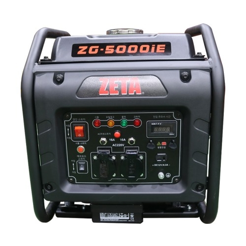 제타 오픈형 인버터 발전기 ZG-5000iE 자동/수동 겸용