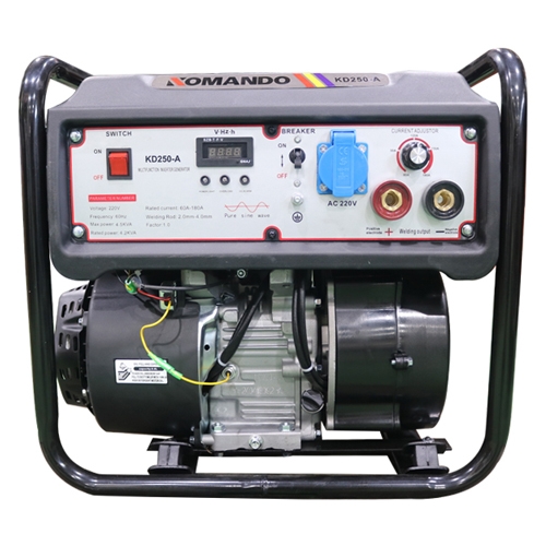 코만도 4KW 용접 발전기 KD250-A