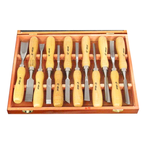 이스타샵 목공용 끌 조각도 세트 12pcs ES-TF211