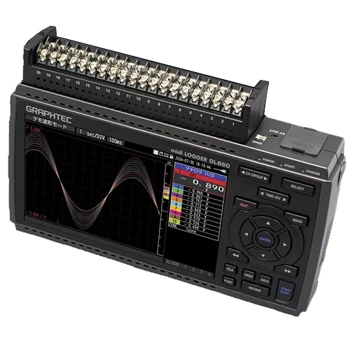 GRAPHTEC 그라프텍 데이터로거 GL860 + B-563