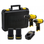 스탠리 충전콤보키트 (햄머드릴+임팩) SCHI10D2K