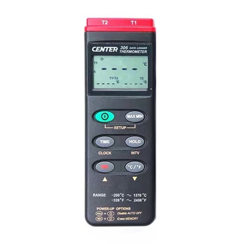 센터 2채널 메모리 온도계 CENTER-306